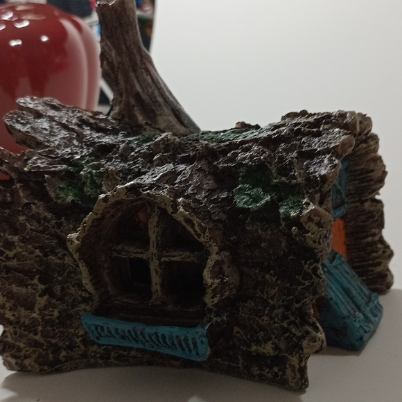 NEW Fish Tank Betta Wooden Log Hideout Fairy House Garden Outdoir Decoration - Picture 8 of 11